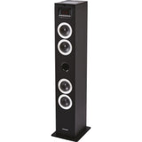 Tour haut-parleurs multimédia THOMSON DS120CD Lecteur CD 60W Bluetooth USB Radio FM Affichage LED Noire