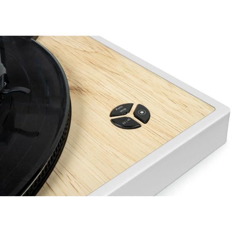 Platine vinyle THOMSON TT301 - Design bois et blanc - Tete de lecture Audio-Technica AT3600L - 33 et 45 tours