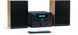 Micro Chaîne - THOMSON - Bluetooth - Radio - CD - MP3 - USB - DAB - Bois et noir