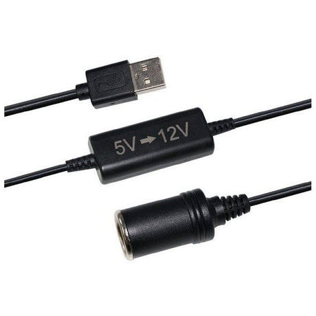 Convertisseur USB 5V vers 12V- THOMSON - Puissance 12 W - Longueur du câble 120 cm