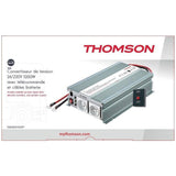 VConvertisseur de tension - THOMSON - 24V/220 V - Puissance 1200 W - Avec 2 prises secteur et télécommande avec fil de 4,80m