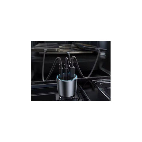 Chargeur voiture THOMSON-12/24V-95W total- 2x-USB-C:  PD 65W +  PD 30W+ USB-A QC 3.0 18W pour une charge rapide de vos appareils