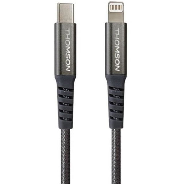 Câble THOMSON USB-C vers Lightning 5A - Charge rapide et transfert de données – Longueur 1,5m