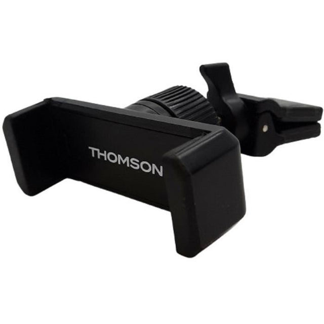 Porte téléphone rotatif  THOMSON orientable 360°. Fixation sur la  grille d'aération du véhicule grâce a sa pince solide.
