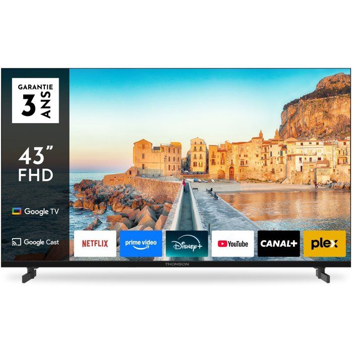 Thomson 43FG2S15 - TV LED 43 (109 cm) - Full HD 1920x1080 -  Google TV - 3xHDMI - WiFi