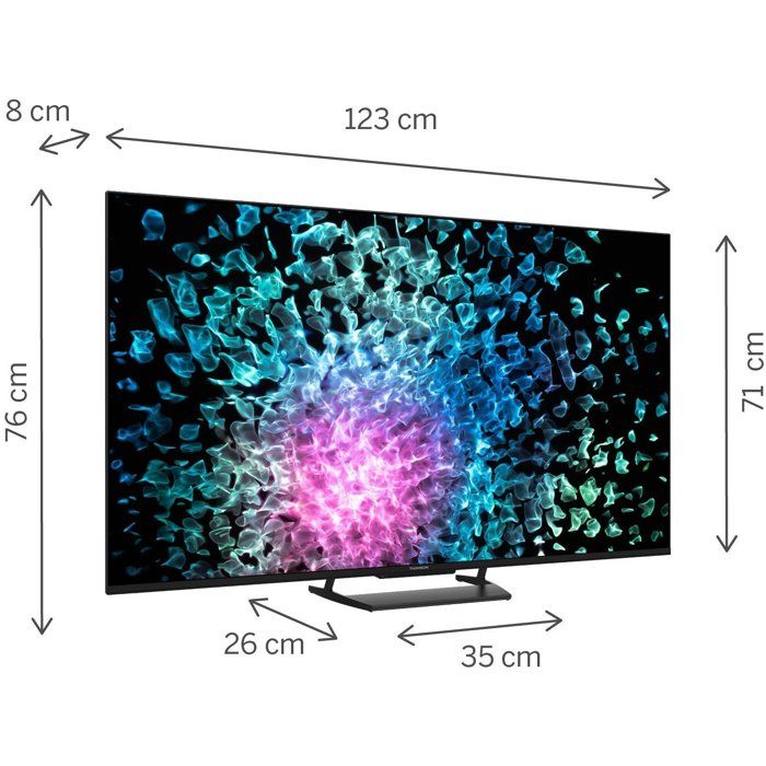 Thomson 55MG7C15 - TV QLED MiniLED 55 (139 cm) - 4K UHD 3840x2160 - 144 Hz - Google TV - 2xHDMI 2.1 + 2xHDMI 2.0 - WiFi