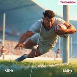 Thomson 65QG7C04 - TV QLED 65 (164 cm) - 4K UHD 3840x2160 - 144 Hz - Dolby Vision/Atmos - Google TV - 2xHDMI 2.1 + 2xHDMI 2.0