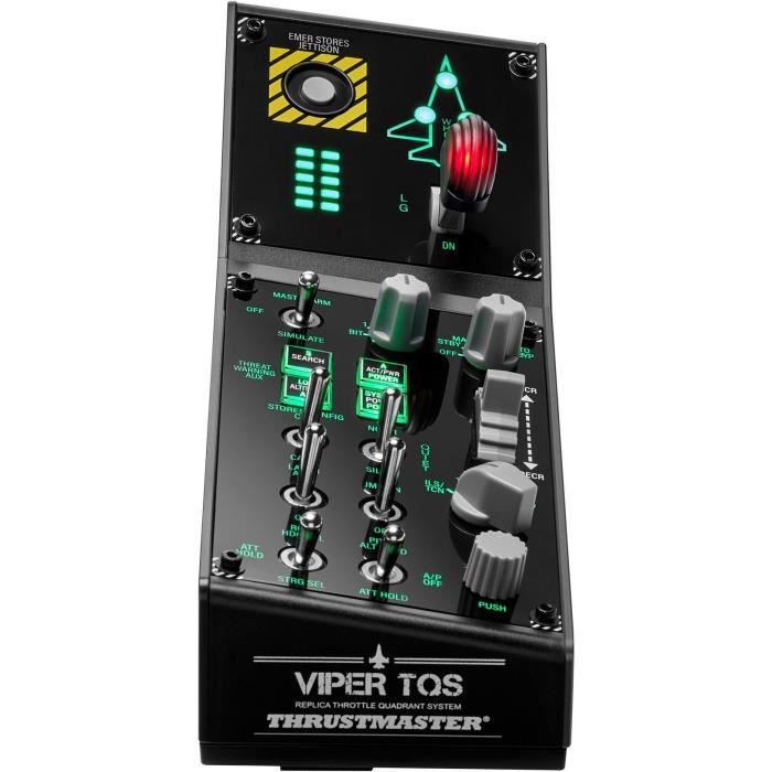 Panneau de commande de cockpit - THRUSTMASTER - Viper Panel - Noir - USB - PC - Manette de jeu