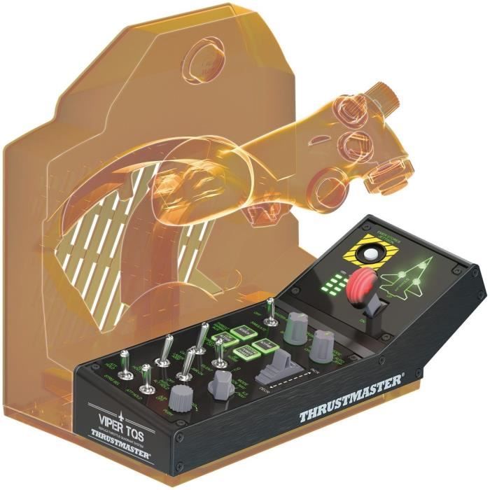Panneau de commande de cockpit - THRUSTMASTER - Viper Panel - Noir - USB - PC - Manette de jeu