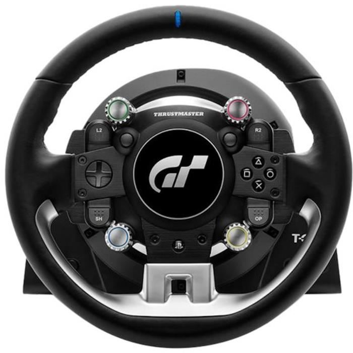 Thrustmaster T-GT II, volant sous licence officielle PlayStation 5 et Gran Turismo, avec un pédalier 3 pédales (compatible PS4, PC)