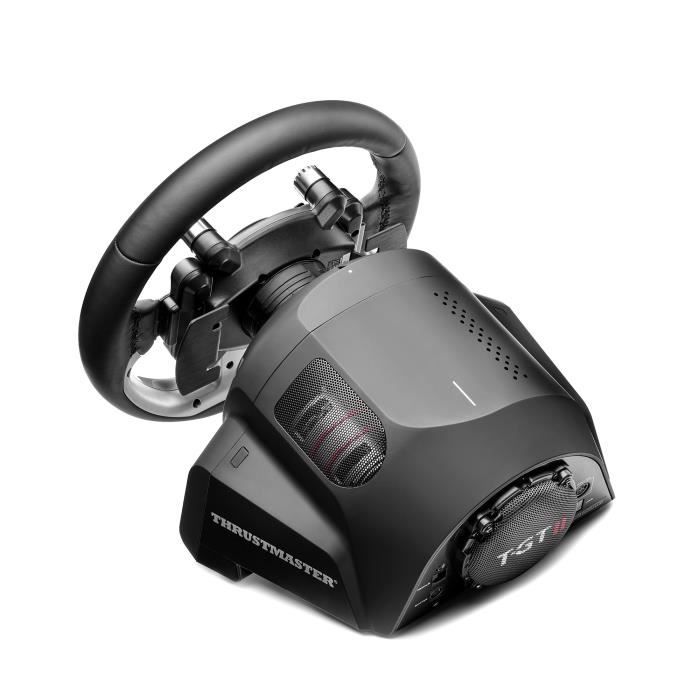 Thrustmaster T-GT II, volant sous licence officielle PlayStation 5 et Gran Turismo, avec un pÈdalier 3 pÈdales (compatible PS4, PC)