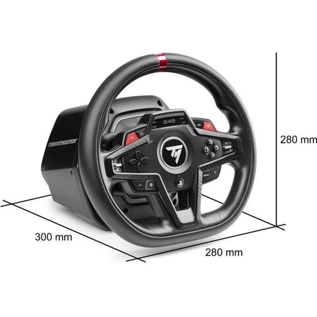 Volant PC - THRUSTMASTER - T248R - Ergonomique et polyvalent - 280 mm - Noir
