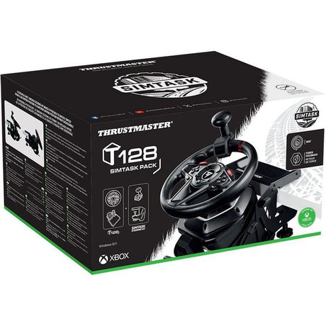 Volant de Course a retour de force - THRUSTMASTER - T128 SimTask Pack - Xbox Series X|S, Xbox One, PC