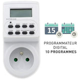TIBELEC Programmateur digital journalier et hebdomadaire