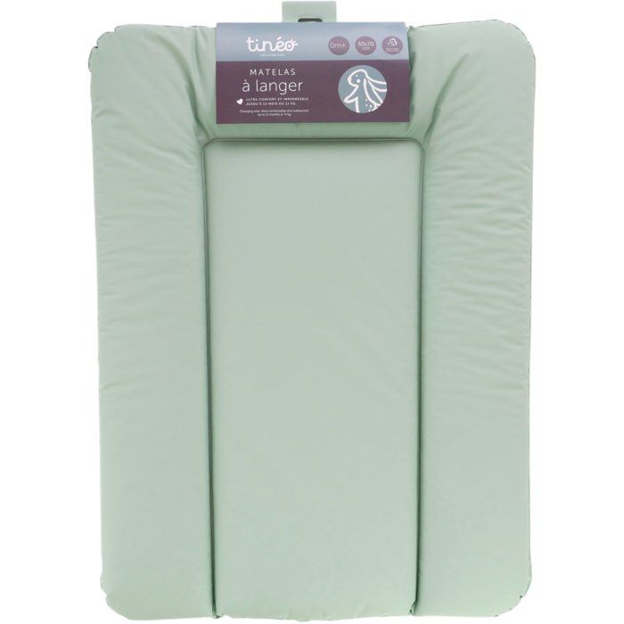 Matelas a langer - TINEO - ESSENTIEL - PVC - Bleu vert