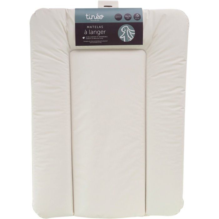 Matelas a langer - TINEO - ESSENTIEL - PVC - Ecru