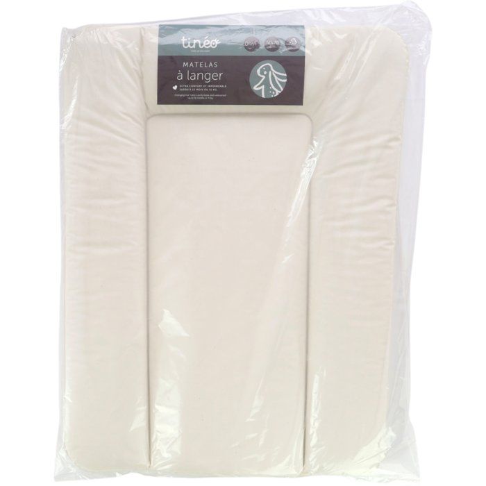 Matelas a langer - TINEO - ESSENTIEL - PVC - Ecru