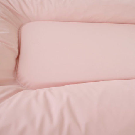 Matelas a langer - TINEO - FLOCONS - PVC - Rose poudre