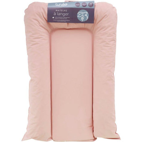 Matelas a langer - TINEO - FLOCONS - PVC - Rose poudre