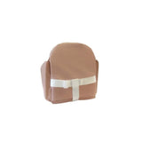 Coussin de chaise - TINEO- Sangles - 27 x 26 x 33 cm - Cassonade