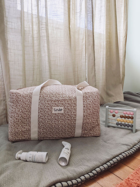 Sac a langer - TINEO - 40 x 22 x 24 cm - Léopard