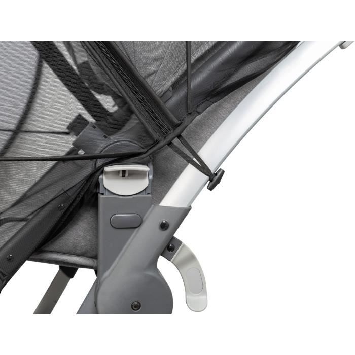 Moustiquaire pour poussette TINEO ALL INCLUSIVE - Ouverture facile avec zip - Poche rangement incluse