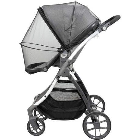 Moustiquaire pour poussette TINEO ALL INCLUSIVE - Ouverture facile avec zip - Poche rangement incluse