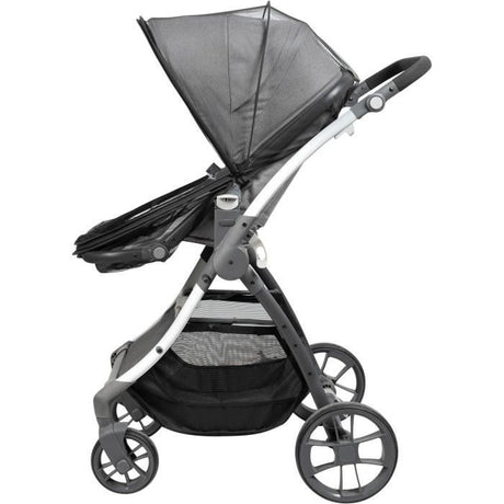Moustiquaire pour poussette TINEO ALL INCLUSIVE - Ouverture facile avec zip - Poche rangement incluse