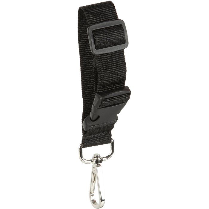 Lot de 2 attaches sac a langer pour poussette - TINEO - Mousquetons - Noir