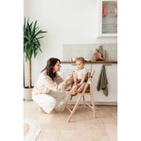 Rehausseur nomade - TINEO - 30 x 28 x 13 cm - Ultra Compact - Camel / Oursons