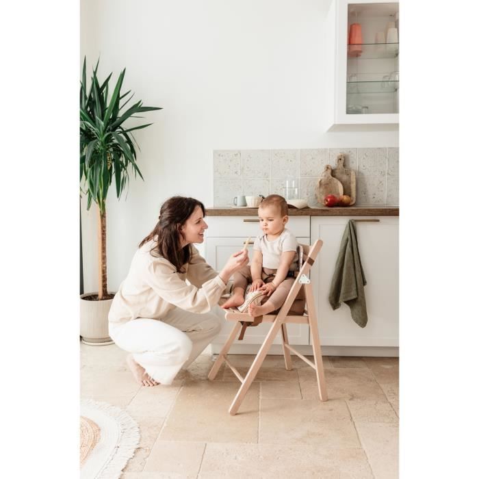 Rehausseur nomade - TINEO - 30 x 28 x 13 cm - Ultra Compact - Camel / Oursons