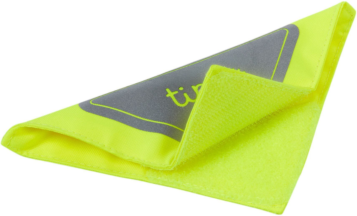 Patchs réfléchissants - TINEO - Fixation a scratch - Jaune fluo
