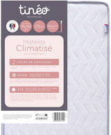 Matelas bébé climatisé - 70 x 140 cm - Epaisseur 11 cm - TINEO