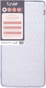 Matelas bébé climatisé - 70 x 140 cm - Epaisseur 11 cm - TINEO