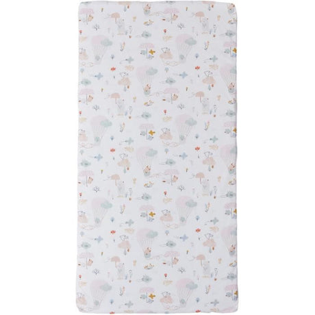 Matelas nomade Balloons - 120 x 60 x 4 cm - Blanc - TINEO