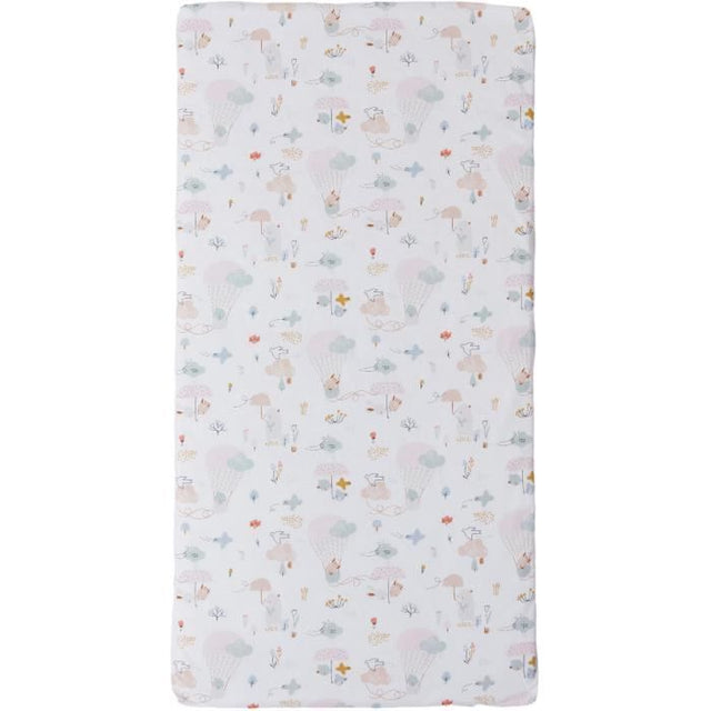 Matelas nomade Balloons - 120 x 60 x 4 cm - Blanc - TINEO