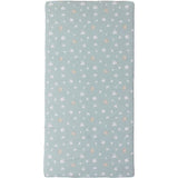 Matelas nomade Over the sea - 120 x 60 x 4 cm - Bleu - TINEO