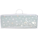Matelas nomade Over the sea - 120 x 60 x 4 cm - Bleu - TINEO