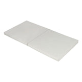 Matelas Bébé Pliant 60x120x4cm - 2 Parties - Couchage D'appoint - Déhoussable - Fabriqué En France