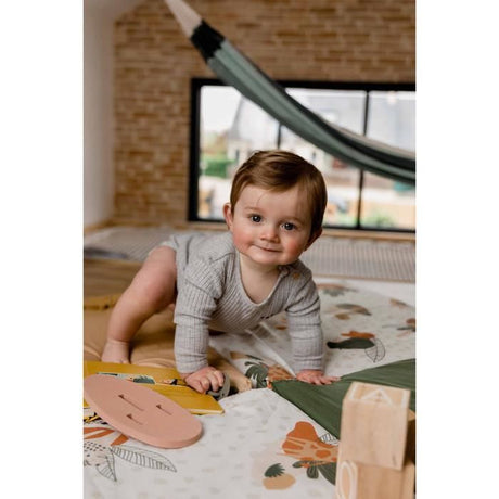 Tapis d'éveil Malin TINEO AMAZONIE 3en1 - Tapis évolutif multifonction - 120x120 cm