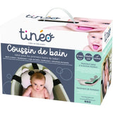 TINÉO - Coussin De Bain Bébé, Siege de Bain Bébé, Systeme d'Attache Universel, Accroche Pour Séchage Rapide, 0-6 mois
