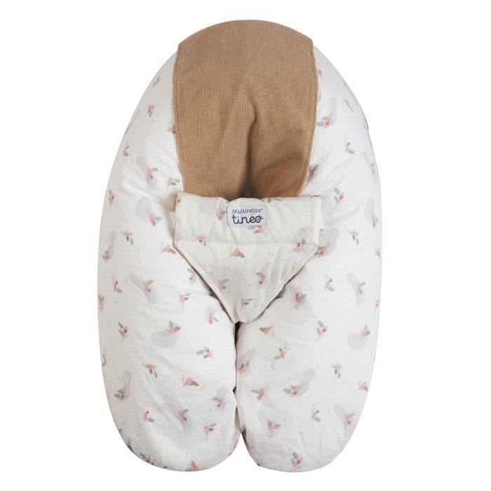 Coussin De Grossesse et D'allaitement 3 En 1 Multirelax éponge noisette