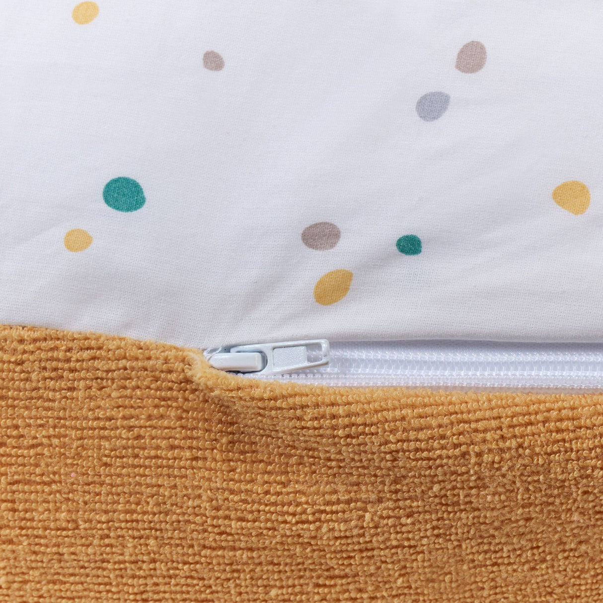 Coussin de maternité 3-en-1 - TINEO - MULTIRELAX - Tissu éponge - Jaune / Pois