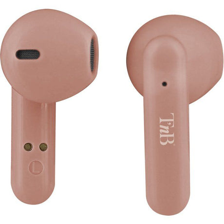 Ecouteurs sans fil TWS - T'nb - Shiny 2 - Boîtier de charge inclus - Bluetooth - Autonomie 20h - Contrôle tactile - Rose