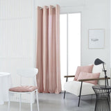 Rideau a oeillets TODAY - 140x240cm - 100% Coton - Rose