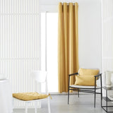 Rideau a oeillets TODAY - 140x240cm - 100% Coton - Ocre