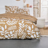 Parure de lit - TODAY - Sunshine - 12.14 imprimé floral - 2 personnes - 220 x 240 cm - 100% Coton 57 fils