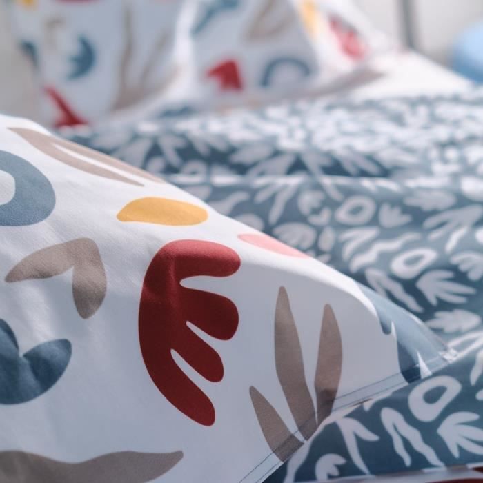 Parure de lit 2 personnes - TODAY - Sunshine 13.7 - 220 x 240 cm - 100% Coton imprimé