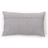 Coussin - TODAY - CHARME - Imprimé x Chambray x Broderie Capucine - 30 x 50 cm
