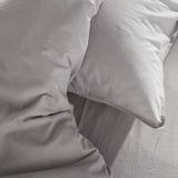 Housse de couette - TODAY - CHARME - Chambray - Gris clair Constance - 260 x 240 cm